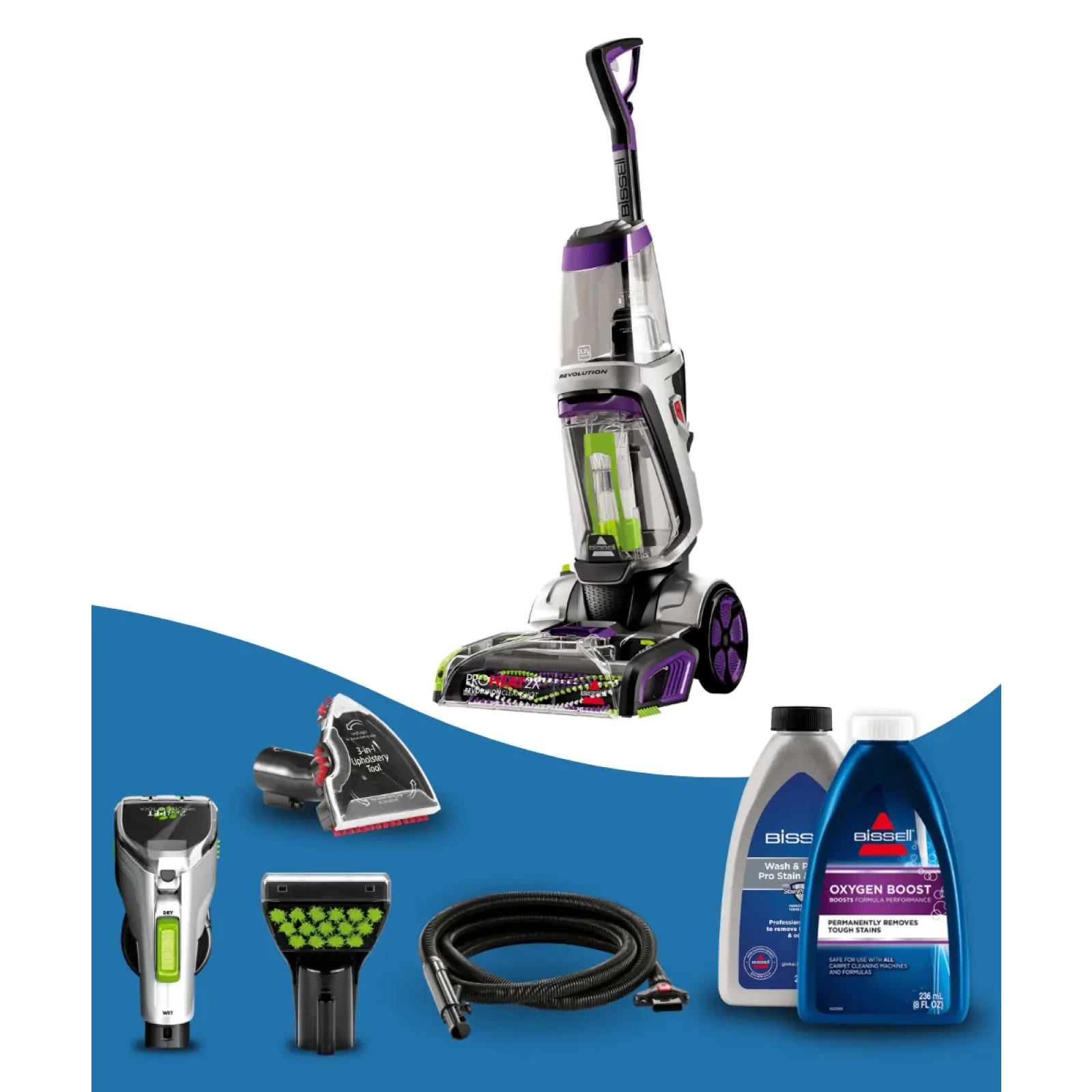 BİSSEL ProHeat 2X Revolution CleanShot Halı ve Koltuk Yıkama Makinesi